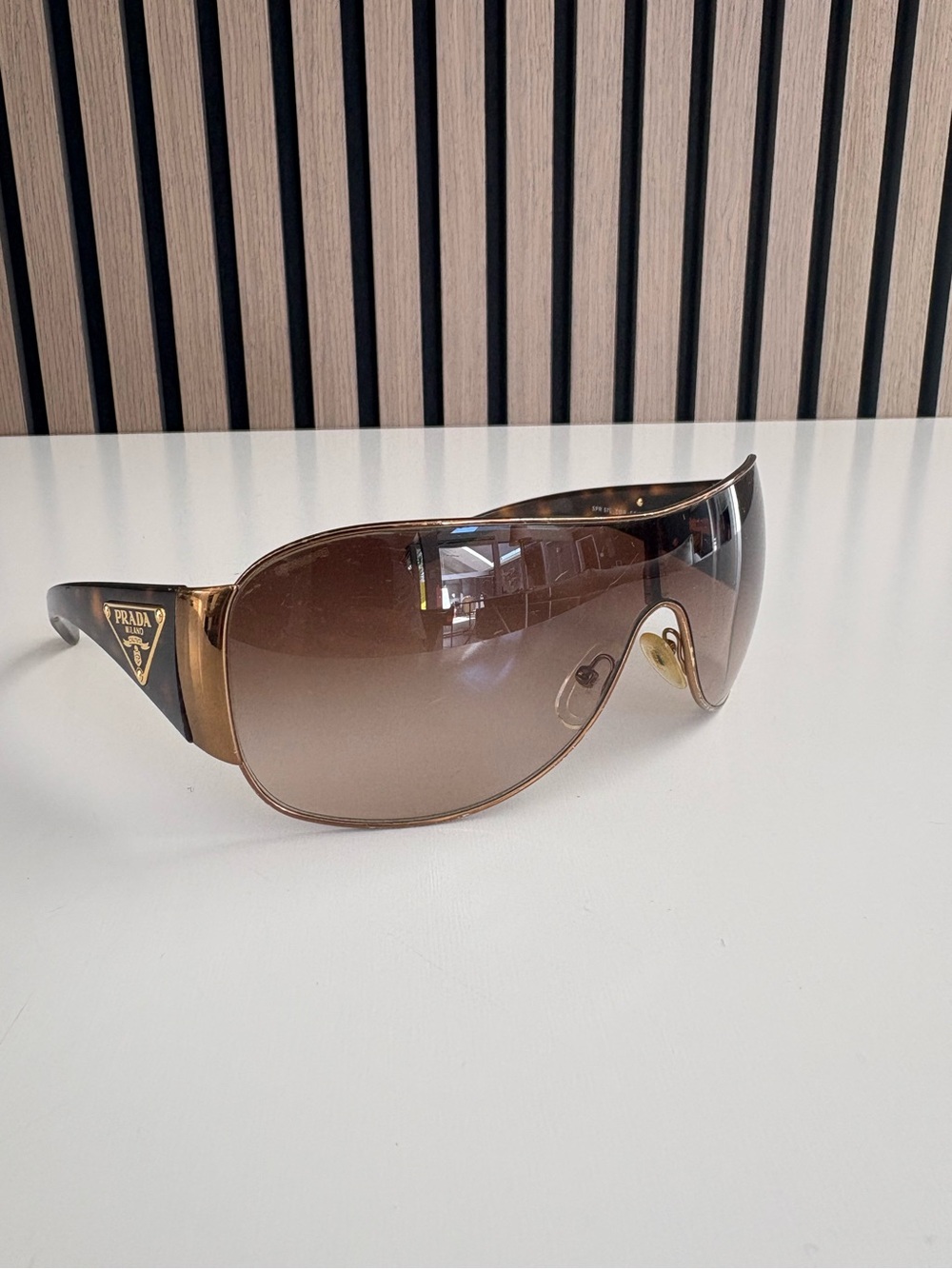 Auth VTG PRADA Sunglasses SPR 57L